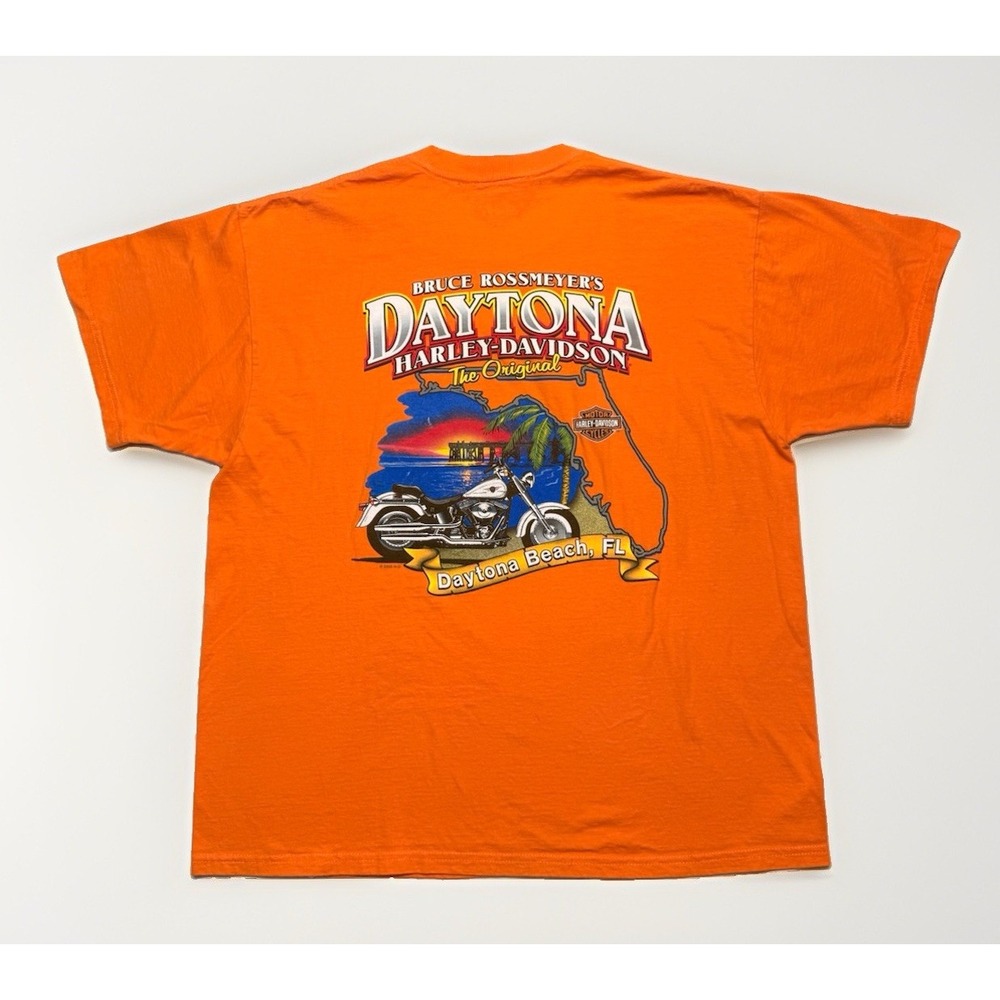 Harley Davidson Daytona Beach Florida 2011 Shirt Men XL Bruce Rossmeyers